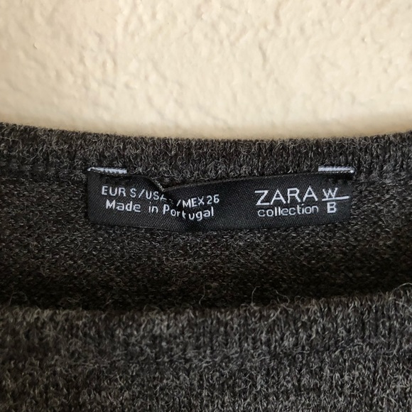 Zara • Ruffle Cold Shoulder Sweater - Picture 5 of 5